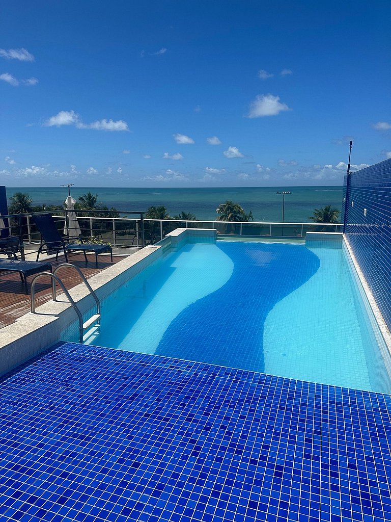 Apartamento em Tambau a Beira Mar com Varanda 304