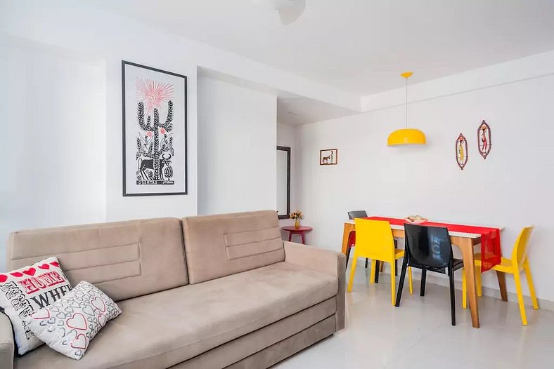 Lindo apartamento a Beira Mar de Tambau 112