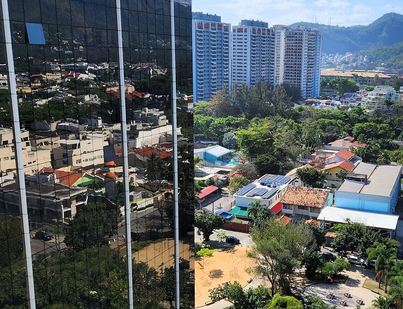 Lindo apto na barra com Vista para o Mar e Piscina